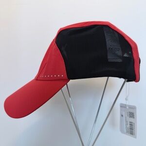 Lululemon Fast and Free Women’s Run Hat Elite W Black and Red Size O/S